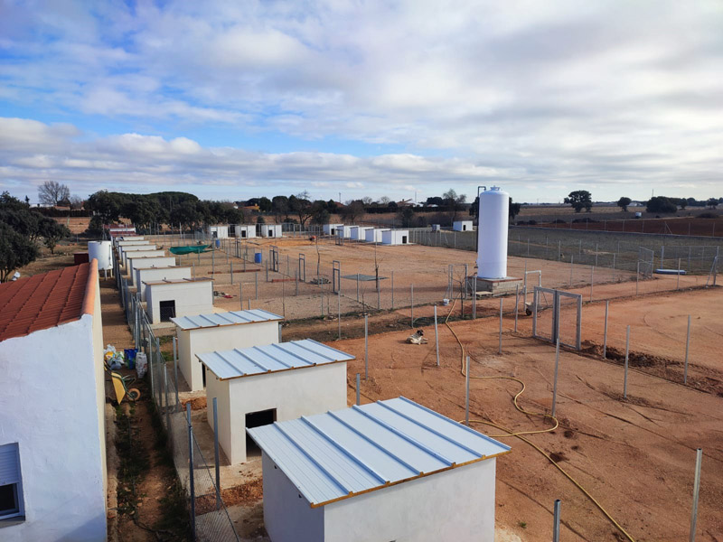 Neue Albergue la Esperanza - Baufortschitt 2021 Neue Albergue la Esperanza - Baufortschitt 2021